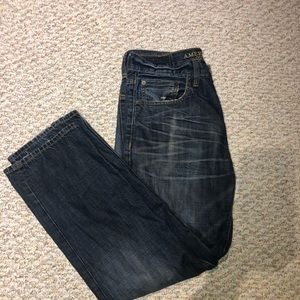 AE dark jeans